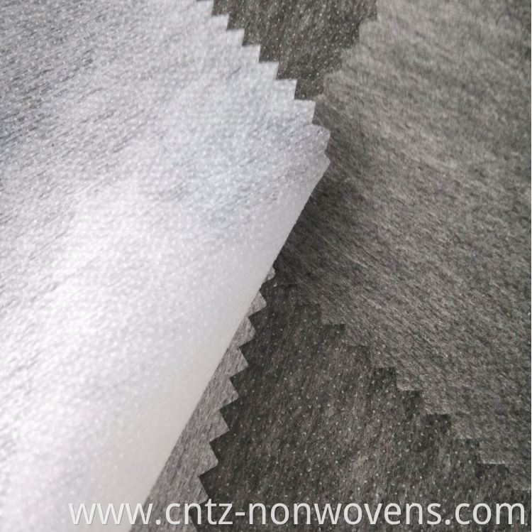 GAOXIN Factory Direct Sale 100% Polyester Fusible Adhesive Nonwoven Paper Interlining